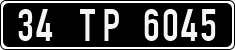 License plate of Turkey, Government and public administrations