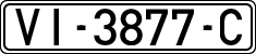 License plates of Spain, 1971 year series