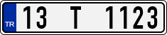 License plate of Turkey, Regular plates