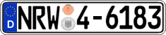 German license plate, Regional authorities
