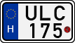 license plates of Hungary, Motorcycles (1990)