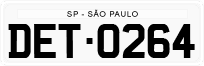 License plate of Brazil, Authorities (1990)