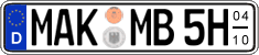 German license plate, Seasonal plates (Oldtimers)