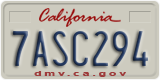 California, Passenger (1ABC234)