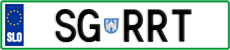 License plate of Slovenia, Vanity Plates