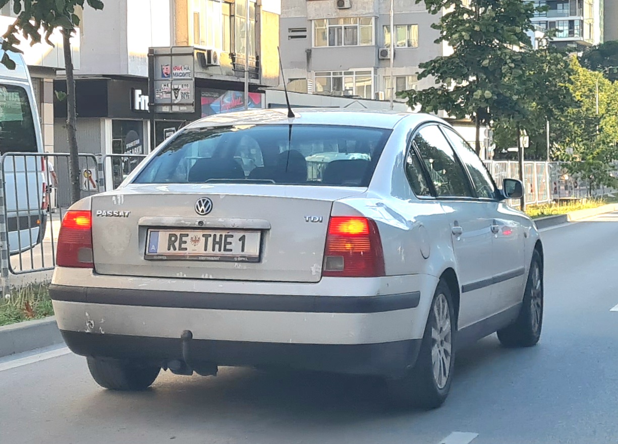 RE THE 1, Volkswagen Passat 5th gen Sedan (B5; 3B), 1996–2000