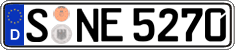 German license plate, Regular plates