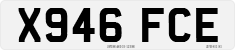 License plate of the United Kingdom, 1983 year system