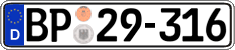German license plate, Authorities and federal agencies