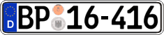 German license plate, Authorities and federal agencies