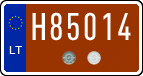 License plate of Lithuania, Oldtimers