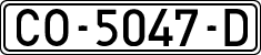 License plates of Spain, 1971 year series
