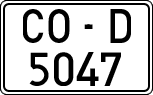 License plates of Spain, 1971 year series