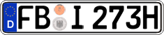 German license plate, Plates for oldtimers (type 