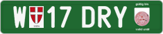 License plate of Austria, Export transit plates