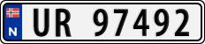 License plate of Norway, Cars