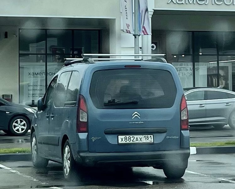 х 882 ах 181, Citroёn Berlingo 2nd gen Van (B9), 2008–2018 (–2022 for CIS-market)