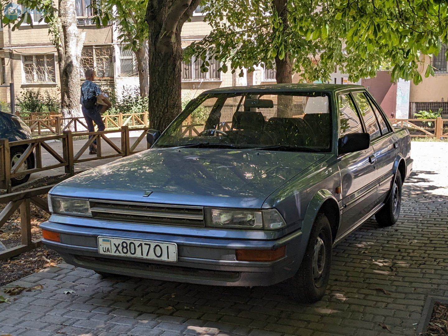 х 8017 ОІ, Nissan Stanza 3rd gen Sedan (T12), 1986–1990