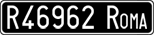License plate of Italy, Cars (1927 year series)