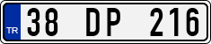 License plate of Turkey, Regular plates