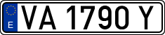 License plates of Spain, 1971 year series