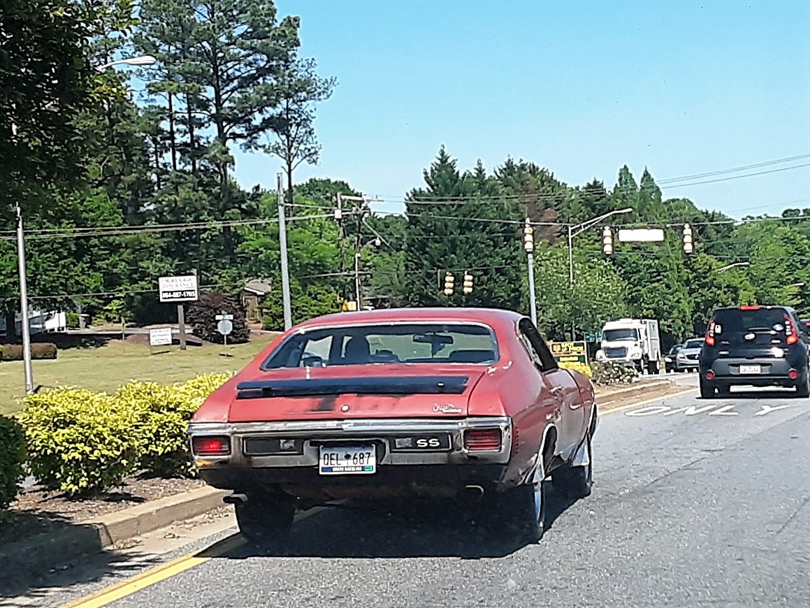QEL 687, Chevrolet Chevelle 2nd gen 1968 2-door Hardtop (27/37; A-body), 1967–1968