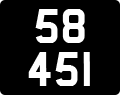 License plate of Guernsey, Regular plates
