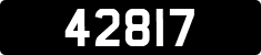 License plate of Guernsey, Regular plates