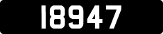 License plate of Guernsey, Regular plates