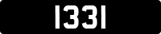 License plate of Guernsey, Regular plates
