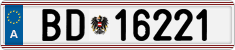 License plate of Austria, Official services and consulates