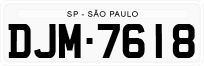 License plate of Brazil, Authorities (1990)