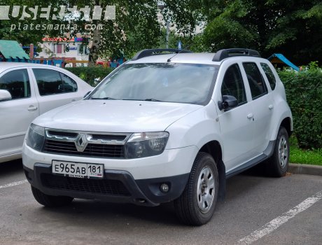 е965ав181, Renault Duster