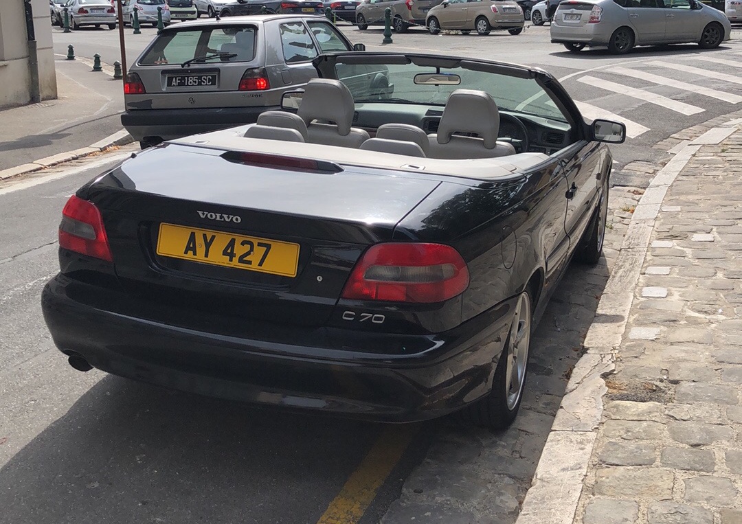 AY 427, Volvo C70 1st gen Convertible (873), 1997–2005