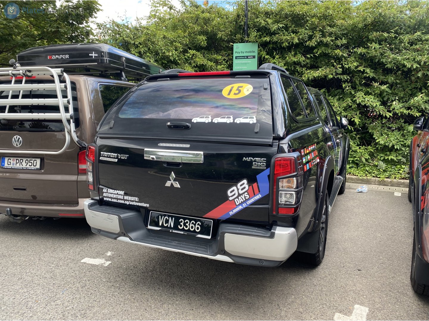 VCN 3366, Mitsubishi Triton 5th gen (KJ/KK/KL), facelift, 2018–2023