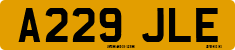 License plate of the United Kingdom, 1983 year system