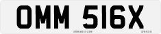 License plate of the United Kingdom, 1963 year system