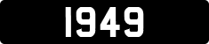 License plate of Guernsey, Regular plates