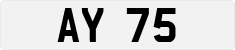 License plate of Guernsey, Alderney