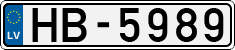 License plate of Latvia, Regular car plates