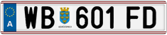 License plate of Austria, Regular plates