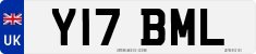 License plate of the United Kingdom, 1983 year system