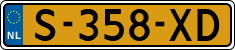 License plate of the Netherlands, Cars