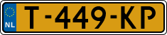 License plate of the Netherlands, Cars