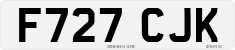 License plate of the United Kingdom, 1983 year system