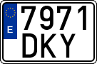 License plates of Spain, Ordinary (2000)