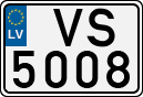 License plate of Latvia, Regular car plates