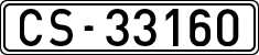 License plates of Spain, 1900 year series