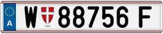 License plate of Austria, Regular plates