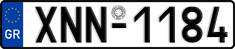 License plate of Greece, Cars
